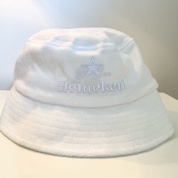 Heineken Accessories - *NEW* Heineken Terry Cloth Bucket Hat